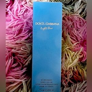 Dolce and Gabbana light blue refreshing body cream